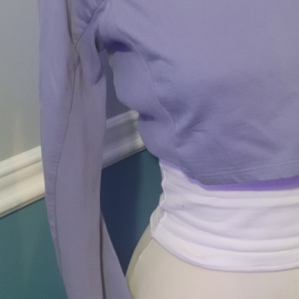 GYMSHARK Woman's Purple Training Top Size Small - Picture 3 of 9